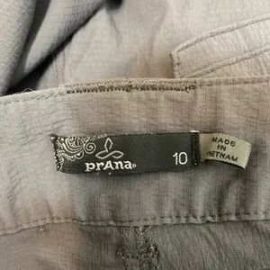 PRANA SAGE CONVERTIBLE PANT Womens size 10 gray‎ thumbnail 8