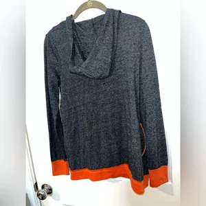 Colosseum NWT Charcoal Oklahoma State Cowboys Steeplechase Hooded Cardigan Sz M thumbnail 3