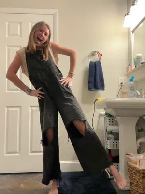 Free People Black Overalls thumbnail 4