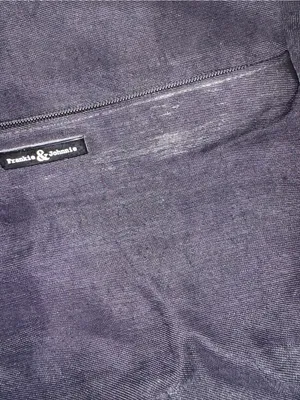 Black Crossbody Shoulder Bag with Front Zip Pocket thumbnail 2