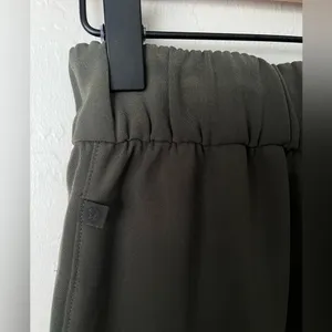 Lululemon noir wide leg belted pants Olive green 4 thumbnail 8