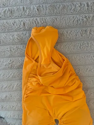 Viral TikTok shop compression one piece bathing suit Orange thumbnail 2