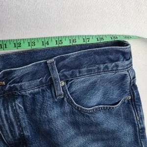 J. Crew 90s‎ Vintage Baggy Jeans Medium Wash Wide Leg Denim CL228 Womens 35 thumbnail 6