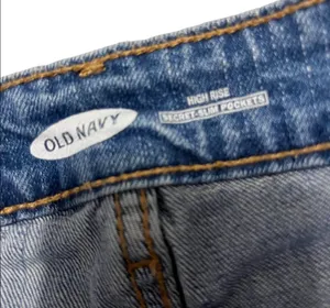 Old navy distressed high rise shorts size 6 thumbnail 3