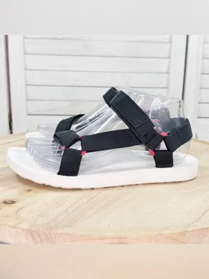Teva Original Universal Sport Athletic Sandals White Black Womens Size 7 thumbnail 3