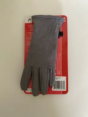 Head Touch Screen Gray Running Glove Size M thumbnail 3
