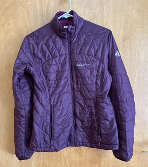 Eddie Bauer Women's First Ascent Reversible Jacket Purple‎ Coat Puffer Size XS thumbnail 1