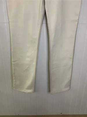 Abercrombie & Fitch The Slim Straight Ultra High Rise Pants Faux Leather Size 30 thumbnail 2