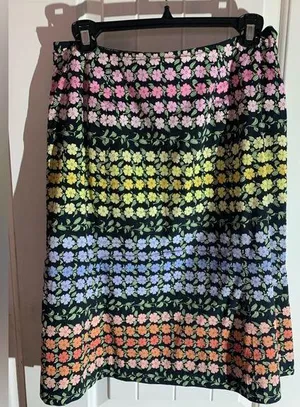 New Harold Women Aline Floral Skirt Sz10 thumbnail 1