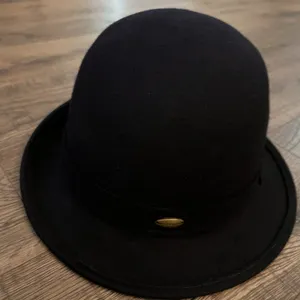 Liz Claiborne Women’s Fedora Wool Hat‎ Navy Blue thumbnail 4