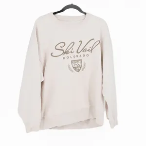 Abercrombie & Fitch Soft A&F Collection Ski Vail Colorado Embroidered Sweater L thumbnail 1