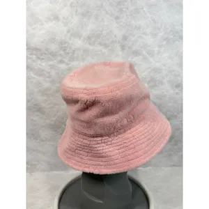 Target Pink Terry Cloth Floral Embossed Bucket Hat Kidcore Y2K Kawaii thumbnail 3