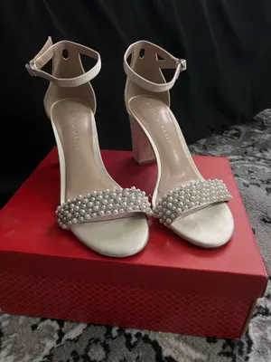 Kelly & Katie Heels Silver Pearls thumbnail 1