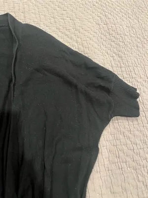 Gap Black Batwing Cardigan Sweater - 100% Cotton - Small thumbnail 3