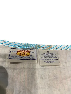 Route 66 Y2K Babydoll Dress Blue Size 10 Summer Festival Boho Cottagecore Beach thumbnail 3