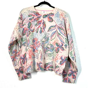 Anthropologie M Sundry Sweater Pullover Thin Soft Knit Crewneck Women's thumbnail 2