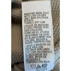 James‎ Perse Waffle Knit Thermal Top Oatmeal Long Sleeve Warm Quiet Luxury Small thumbnail 7
