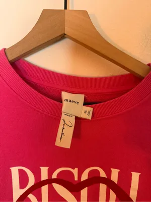 Anthropologie Maeve Jordan Nickson Bisou Bisou Sweatshirt thumbnail 4
