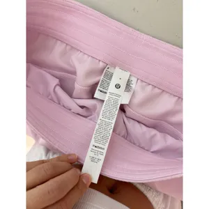 Lululemon Softstreme High-Rise Shorts Pink Size 8 Athletic Lounge Pockets thumbnail 4