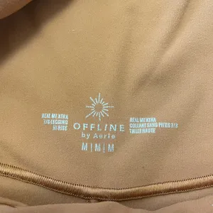 Offline by Aerie Real Me 7/8 Hi-Rise Crossover Leggings Burnt Orange Size Medium thumbnail 4