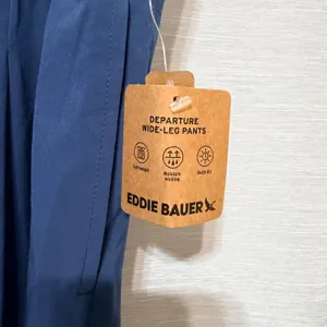 Eddie Bauer Departure Wide-Leg Pants Blue Petite XL UPF 50+ Moisture Wicking thumbnail 5