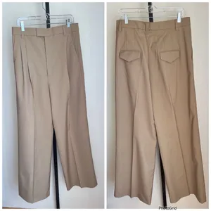 Zara Tan Blazer Pant 2 Piece Set Tan L/XL Career Professional Interview thumbnail 4