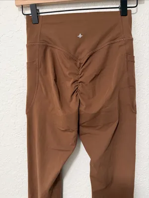 NWT *flawed* HALARA UltraSculpt High-Waist Brown Women's Active Leggings XS thumbnail 4