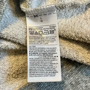Old Navy Gray Lace Up Sweatshirt Large thumbnail 8