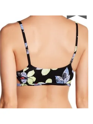 Free People Winona Floral Bra in Black Combo NWT thumbnail 2