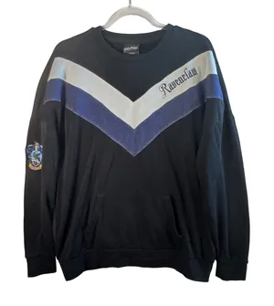 Harry Potter Ravenclaw Sleep Shirt Womens‎ Small House Crest Lounge Pajama Top thumbnail 1