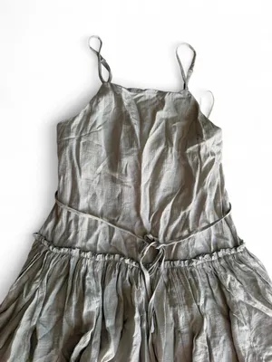NWT Newbury Kustom Sage Ruffle Mini Dress Size Small thumbnail 4