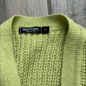 Nasty Gal Lime Knit Sweater thumbnail 2