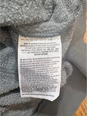 NWT Vans Women's Everyday Oversized Full Zip Hoodie Gray XS thumbnail 5