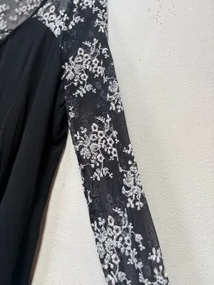 Maurices Whimsigoth Black Lace Tunic Dress L Witchy Boho Romantic thumbnail 7