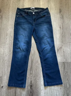 Kensie Women's Dark Blue Boot Cut Jeans thumbnail 1