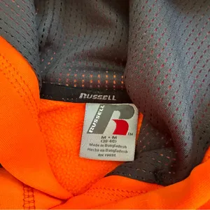 RUSSEL ATHLETIC blaze orange hoodie, size M thumbnail 6