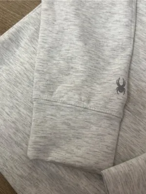 Spyder Heather Light Gray Zip-Up Hoodie thumbnail 9