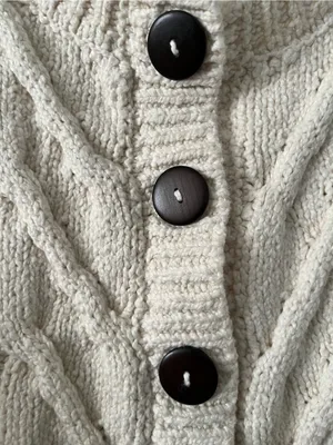 Free People Bonfire Cable Knit cardigan thumbnail 5