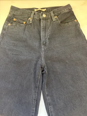 Levi's Women's Charcoal Wide Leg Jeans thumbnail 3