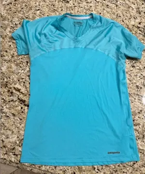 Women's Patagonia Shirt Blue Size Medium thumbnail 1