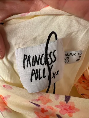 NWT Princess Polly Creamy White Floral Mini Dress with Pink Blossoms thumbnail 7