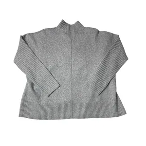 Simply Vera Vera Wang Gray Mockneck Sweater M Quiet Luxury Cashmere Blend thumbnail 6