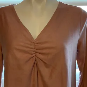 Motherhood Maternity Mauve V-Neck Blouse thumbnail 2