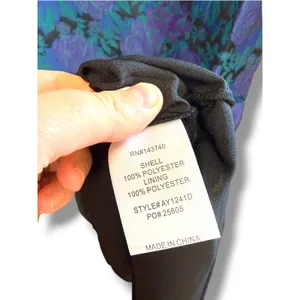 Hyacinth House Archibald Maxi Dress Womens M Navy Indigo Floral Jacquard NWT thumbnail 6