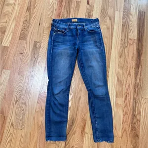 MOTHER The Looker Skinny Jeans in Tequila Truth thumbnail 2