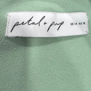 Petal‎ Pup -Nadene one Shoulder Midi Dress Mint Green Size US 14 thumbnail 9