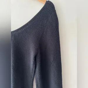 Abercrombie & Fitch Black Ribbed Scoop Neck Sweater Bodysuit‎ thumbnail 6