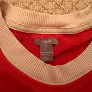 Aerie happy camper red white oversized pullover women's size women’s size small thumbnail 7