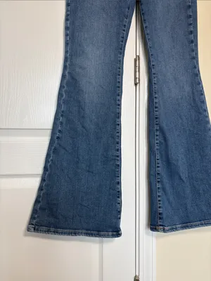 Free People We The Free Jayde Flare Jeans- Size 31 thumbnail 5