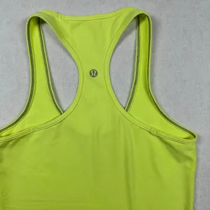 Lululemon Women’s Bright Yellow Racerback Tank Top Athletic Yoga Running thumbnail 3